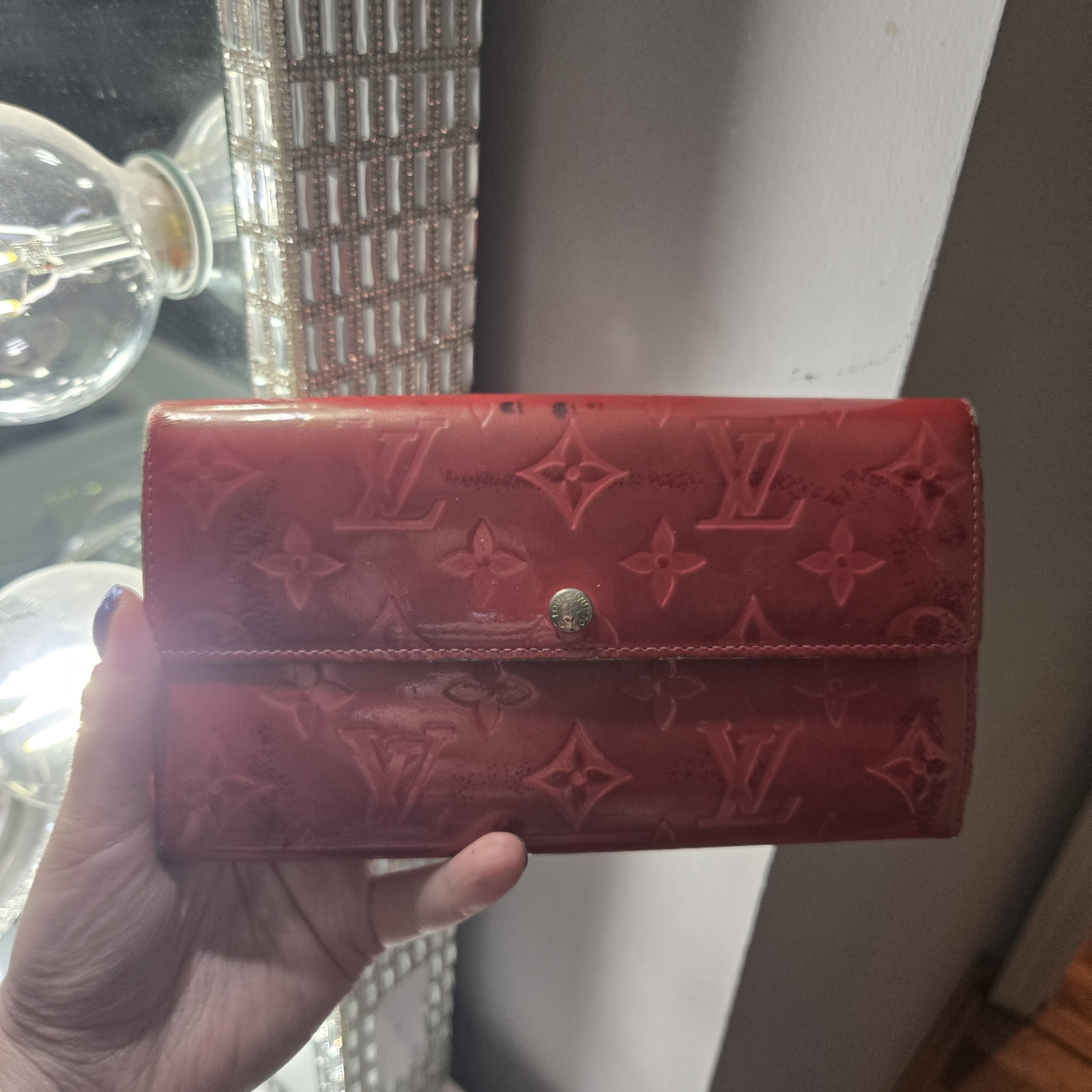 Louis Vuitton Red Women's Wallet